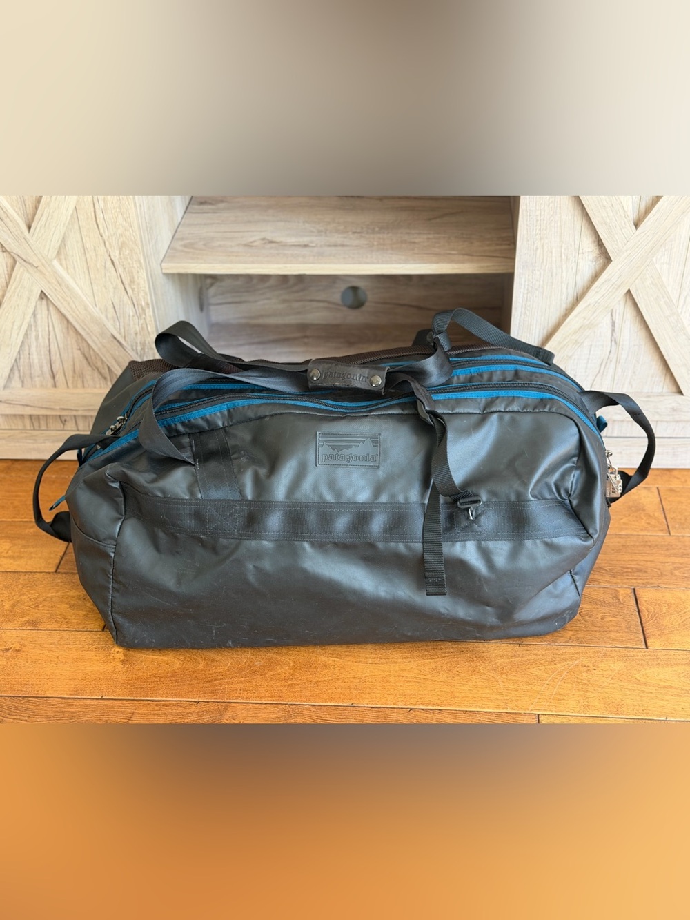 Vintage Patagonia Black Hole Travel Duffel Bag